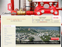 Tablet Screenshot of columbiafire.net